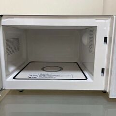 山善 フラットテーブル 単機能電子レンジ YRL-16B(W)の画像