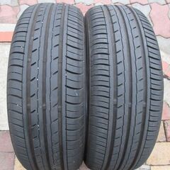 ★165/55R14 中古良品2本 ヨコハマタイヤ製ブルーアース ②の画像