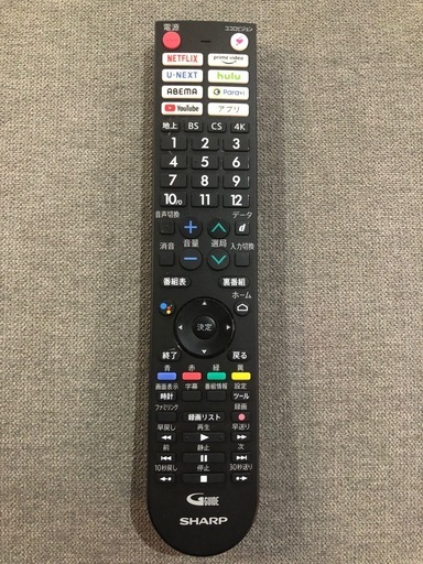 画面傷あり　SHARP 2021年製　60V 液晶テレビ