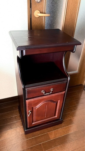 カリモク karimoku コロニアル　電話台 サイドチェスト　レトロ アンティーク調