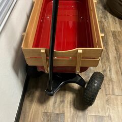 Radio Flyer ラジオフライヤー スチール＆ウッドATW 木枠付ワゴンの画像
