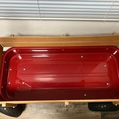 Radio Flyer ラジオフライヤー スチール＆ウッドATW 木枠付ワゴンの画像