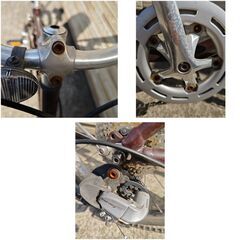 中古自転車 8段変速 380MM ミニベロ軽整備済み 防犯登録対応 町田市 相模原市 MM843の画像