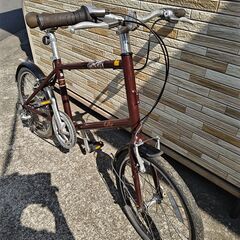 中古自転車 8段変速 380MM ミニベロ軽整備済み 防犯登録対応 町田市 相模原市 MM843の画像