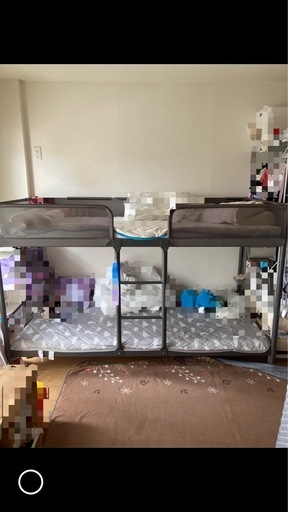 IKEA2段ベッド(マットレス付き)取説有