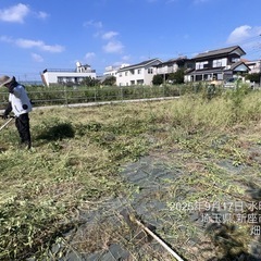空き地 工場 畑の草刈り致します。所沢市狭山市入間市