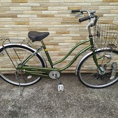 中古自転車 変速無し 26インチ LEDオートライト 軽整備済み...