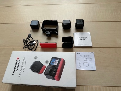 美品 Insta360 ONE R ツイン版 360度 インスタ 360度カメラ