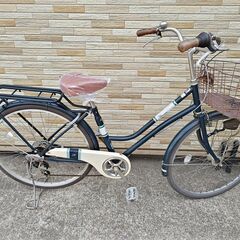 中古自転車 6段変速 26インチ LEDオートライト 軽整備済み...