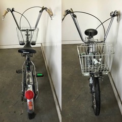 h-147△ q 岐阜発/ ナショナル/ レトロ自転車/ JONNY/ 20インチ/ 5段変速/ 走行確認/ サドルひび割れあり/ 現状品/ R7.9/22 △の画像