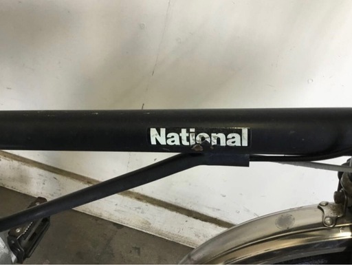 h-147△ q 岐阜発/ ナショナル/ レトロ自転車/ JONNY/ 20インチ/ 5段変速/ 走行確認/ サドルひび割れあり/ 現状品/ R7.9/22 △