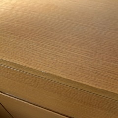 （取引中）無印良品　木製　3連キャビネットの画像