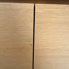 （取引中）無印良品　木製　3連キャビネットの画像