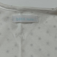 【bebe】星柄 ロンパース スタイ付きの画像
