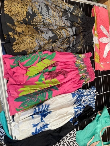 フラダンス　パウスカート　ドレス