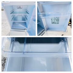 【✨すぐ使える✨】通電確認済み❗️AQUA ノンフロン冷蔵庫 AQR-16 157L✨簡易清掃・動作確認済み❗️の画像