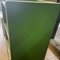 万代店 レトロポップ 引き出し付き カラーボックス グリーンの画像