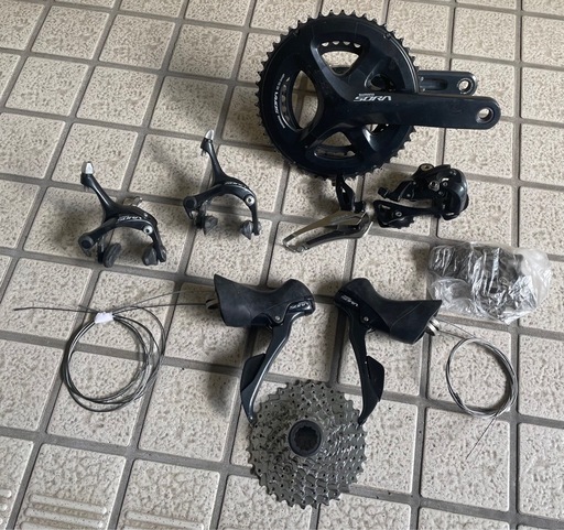 【お渡し済み】 SHIMANO SORA R3000 コンポーネントセット 8点セット