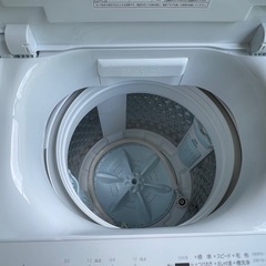 【リサイクルサービス八光】2023年製　東芝　全自動洗濯機 7㎏ ザブーン ピュアホワイト AW-7DH3(W) の画像