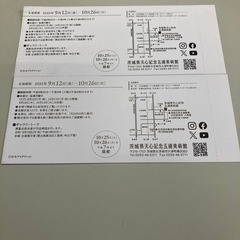 水木しげるの妖怪 百鬼夜行展ペアチケットの画像