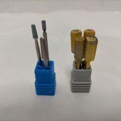 ネイルラボ ネイルビット ゴールド ビットセット 電動ネイルマシン対応 爪磨き ジェルオフ サロン 自宅ケア　250926-8Tの画像