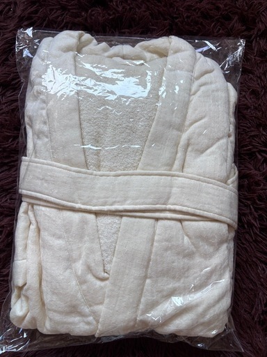 [新品未使用¥13,200] SMOOTHSKIN pure fit × UCHINOバスローブ