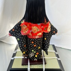 市松人形 日本人形 着物 女の子 置物 アンティークの画像