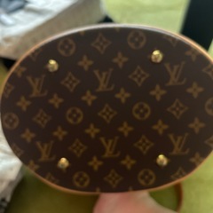 Louis Vuitton バケットバッグ ダークブラウンの画像