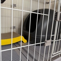 美品 未使用に近い 猫 ゲージ トイレ 
の画像