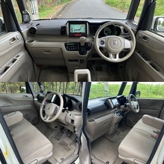 ホンダ N-BOX+ G L パッケージ JF1 平成25年 12万キロー台 車検日令和8年4月まで ナビ テレビの画像