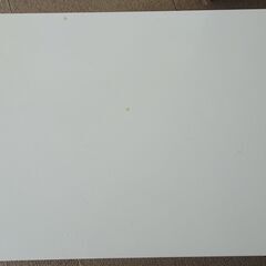 折り畳み白ローテーブル　中古品の画像