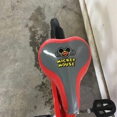 h-151△ q 岐阜発/ 子供用自転車/ MICKEY MOUSE/ 16インチ/ ミッキーマウス/ 変速なし/ 自転車/ 現状品/ 管03s/ R7.7/11 △の画像