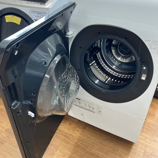 安心の1年保証付。【SHARP ドラム式洗濯乾燥機　ES-W114-SL 2022年製　洗濯11.0kg 乾燥6.0kg】取りに来れる方限定