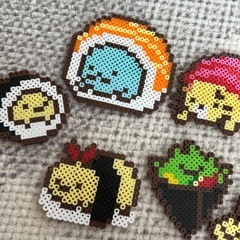 すみっコぐらし　アイロンビーズ  節分　ひな祭りの画像