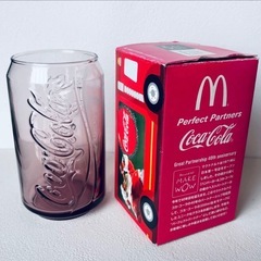 【新品 未使用】マクドナルド　コラボ　　コカコーラグラスの画像