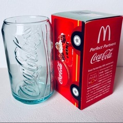 【新品 未使用】マクドナルド　コラボ　　コカコーラグラスの画像