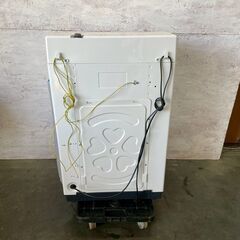 【IRIS OHYAMA】 アイリスオーヤマ 全自動電気洗濯機 IAW-T451 2022年製 動作確認済み ホワイト 4.5kg 一人暮らし 縦型 A0513の画像