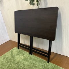 【リユース☆エコちょっぷ】山善　パタパタ折りたたみ　デスクの画像