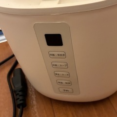 炊飯器 二合炊き 白 の画像
