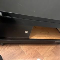 【現地受取限定】ガラスショーケース 3段 黒色の画像