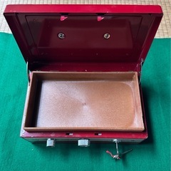 小型手提げ金庫　使用感有りの画像