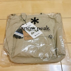 【新品・未開封商品】 韓国〈snowpeakスノーピーク〉ショルダーバッグの画像