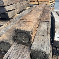 【処分品】JR国産中古枕木！ガーデニング・DIYに！の画像