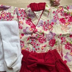 袴　80cm 女の子 お祝いの画像