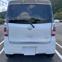 🉐お買得車🉐全コミ👍H22 ダイハツ タントエグゼカスタムX‼️ 上級グレード👏‼️実走行142,700km 🤩女性ワンオーナー下取り車⭕️車検長〜い令和9年3月 👌ディスプレイオーディオ/フルオートエアコン👌HIDヘッドライト💡修復歴無し👩広い車内❗️大人気😍 室内綺麗な禁煙車‼️即渡しそのまま乗って帰れます🉐の画像