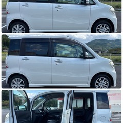 🉐お買得車🉐全コミ👍H22 ダイハツ タントエグゼカスタムX‼️ 上級グレード👏‼️実走行142,700km 🤩女性ワンオーナー下取り車⭕️車検長〜い令和9年3月 👌ディスプレイオーディオ/フルオートエアコン👌HIDヘッドライト💡修復歴無し👩広い車内❗️大人気😍 室内綺麗な禁煙車‼️即渡しそのまま乗って帰れます🉐の画像