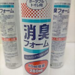  Panasonic ポータブルトイレ用 消臭フォーム 280mL 3本セット アウトドア 介護 災害用 携帯トイレ 消臭スプレー　250929-9Tの画像