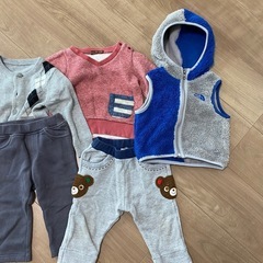いろいろ冬服80サイズ　　9点
の画像