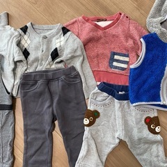 いろいろ冬服80サイズ　　9点
の画像