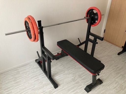 受渡者決定　ベンチプレスセット一式　 アイロテック